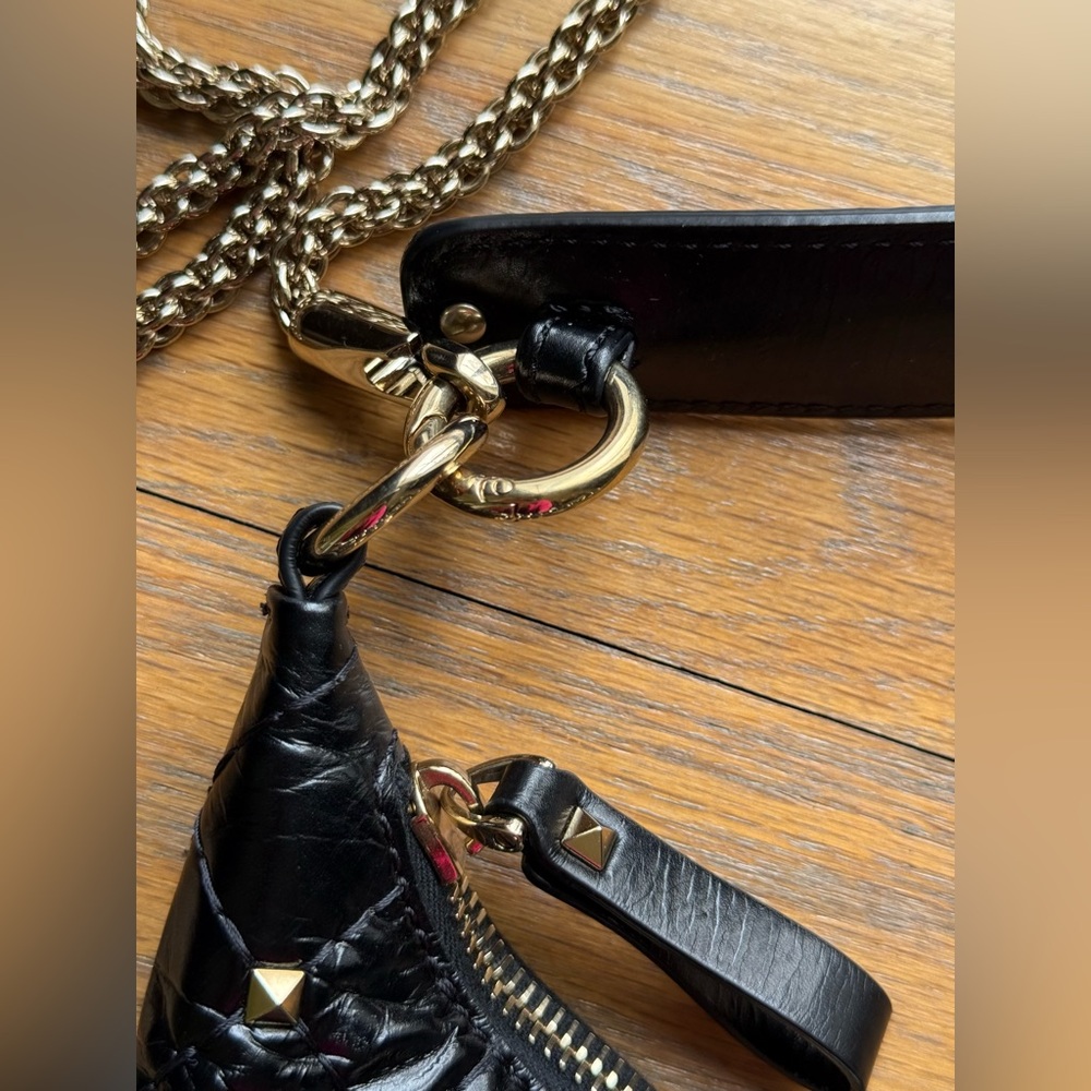 Valentino rockstud spike leather hobo. Small. - Picture 9 of 15